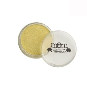 Pastilla maquillaje al agua amarillo plata