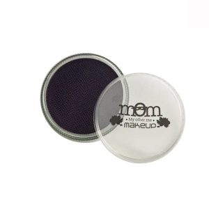 Pastilla maquillaje al agua morado oscuro