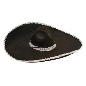 Sombrero mexicano negro